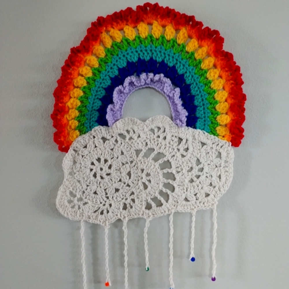 Boho rainbow wall art